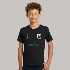 Austria Soccer Team Fan T-Shirt For Boys/Youth – 2026 Football World Cup TShirt