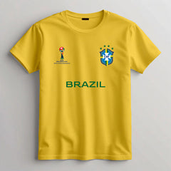 Brazil Football Team Fan T-Shirt – 2026 Football World Cup TShirt