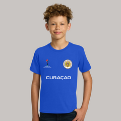 Curaçao Soccer Team Fan T-Shirt For Boys/Youth – 2026 Football World Cup TShirt