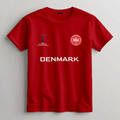 Denmark Football Team Fan T-Shirt – 2026 Football World Cup TShirt