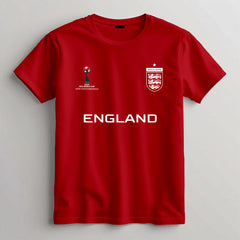 England Football Team Fan T-Shirt – 2026 Football World Cup TShirt