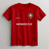 Morocco Football Team Fan T-Shirt – 2026 Football World Cup TShirt