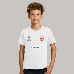Norway Soccer Team Fan T-Shirt For Boys/Youth – 2026 Football World Cup TShirt