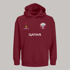 Qatar Soccer Team Fan Hoodie – 2026 World Cup Football Sweatshirt
