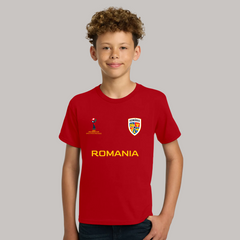 Romania Soccer Team Fan T-Shirt For Boys/Youth – 2026 Football World Cup TShirt