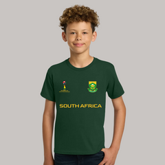 South Africa Football Team Fan T-Shirt For Boys/Youth – 2026 Football World Cup TShirt