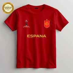 Spain Football Team Fan T-Shirt – 2026 Football World Cup TShirt
