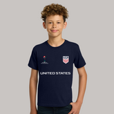 USA Soccer Team Fan T-Shirt For Boys/Youth – 2026 Football World Cup TShirt