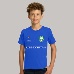 Uzbekistan Soccer Team Fan T-Shirt For Boys/Youth – 2026 Football World Cup TShirt