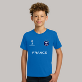 France Football Team Fan T-Shirt For Boys/Youth – 2026 Football World Cup TShirt