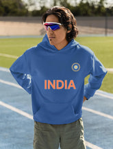 Indian Cricket Team Fan Jersey Hoodie | Indian Cricket Team Male & Female Fan Hoodies | Lets Cheer Team India!!