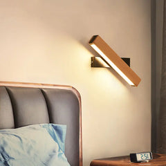 Wooden LED Wall Lamp Modern