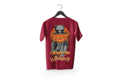 I want to Halloween  T-Shirt Halloween Designs | Casual Comfort, Cool Cotton Vibes, T-Shirts