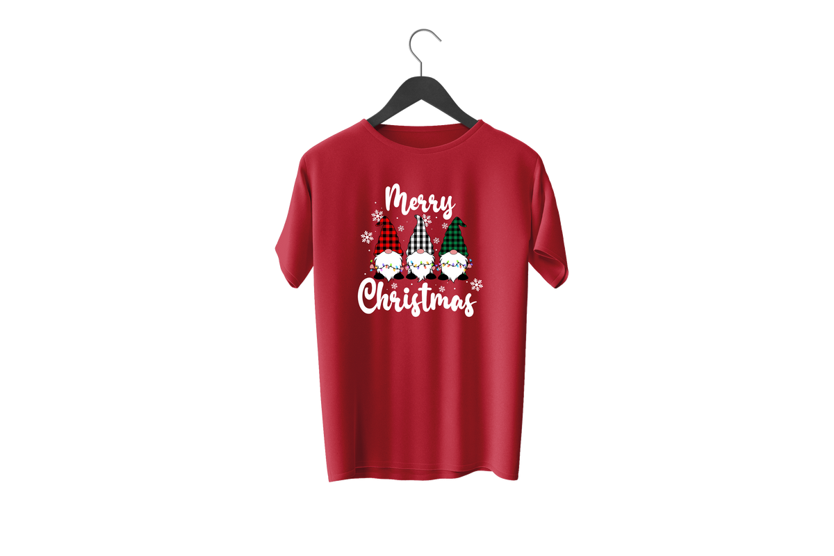 Merry & Bright Christmas T-shirts Printed Christmas Design || Holiday T-Shirts Collection