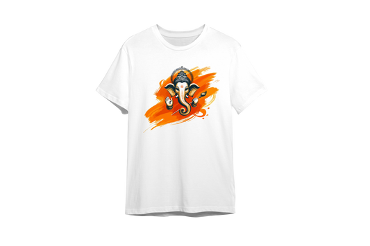 Ganapati Vibes Men's Stylish T-Shirt || Ganapati Men's T-Shirt Collection