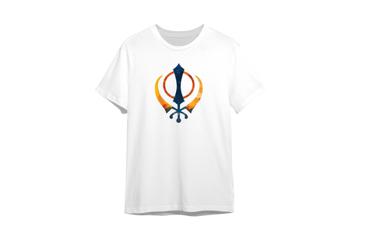 Ek Onkar Khanda Classic Printed  Design for Sikhs || Sikh Style Inspired T-shirts