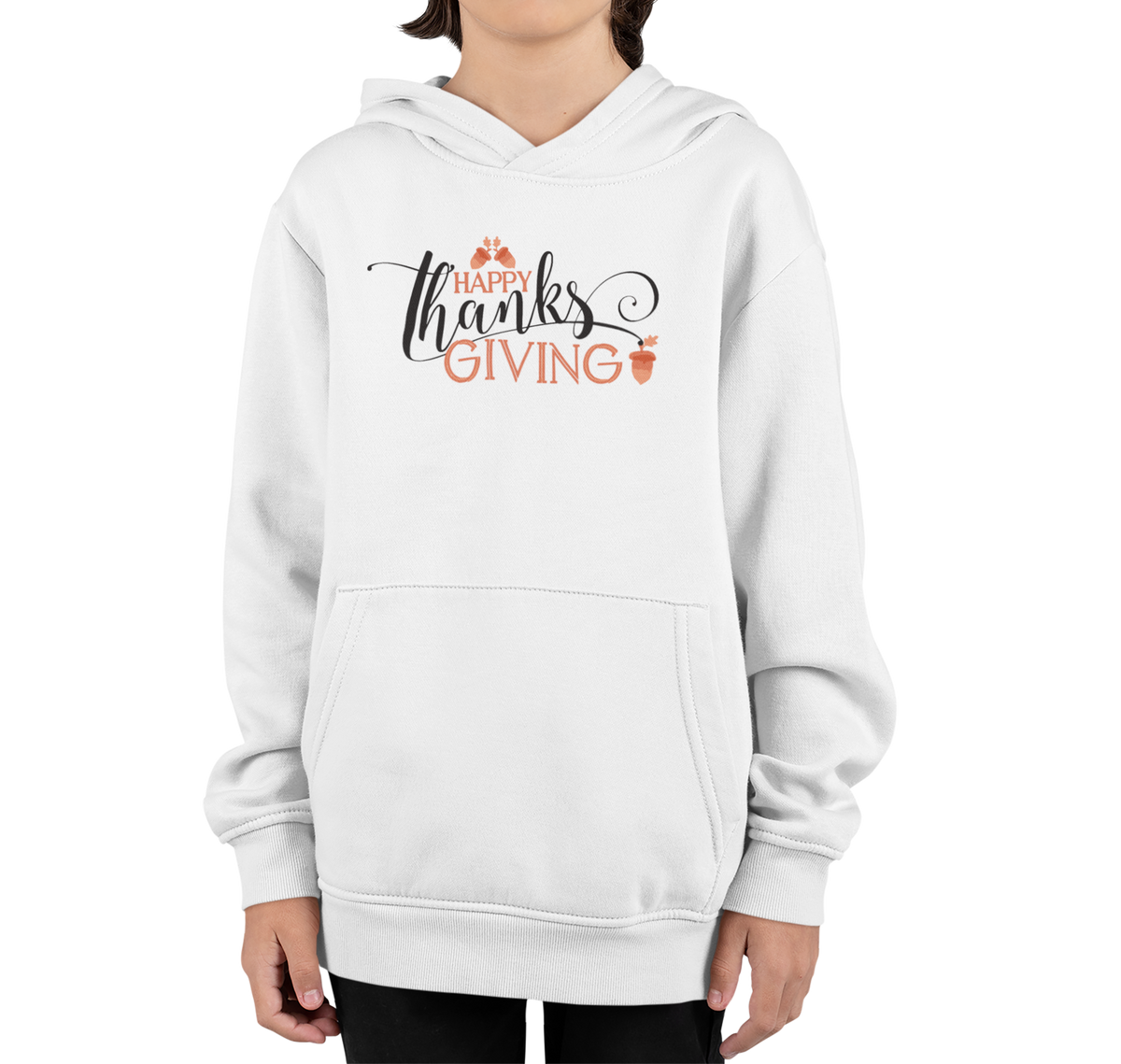 Tiny Turkey Hoodies || Happy Thanksgiving Printed Design Hoodie For Kids