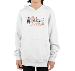 Tiny Turkey Hoodies || Happy Thanksgiving Printed Design Hoodie For Kids