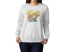 Thankful Vibes: Women's Thanksgiving Sweatshirts || Women's Thanksgiving Sweatshirt Collection