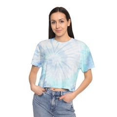 Women's Cotton Tie-Dye Crop Top