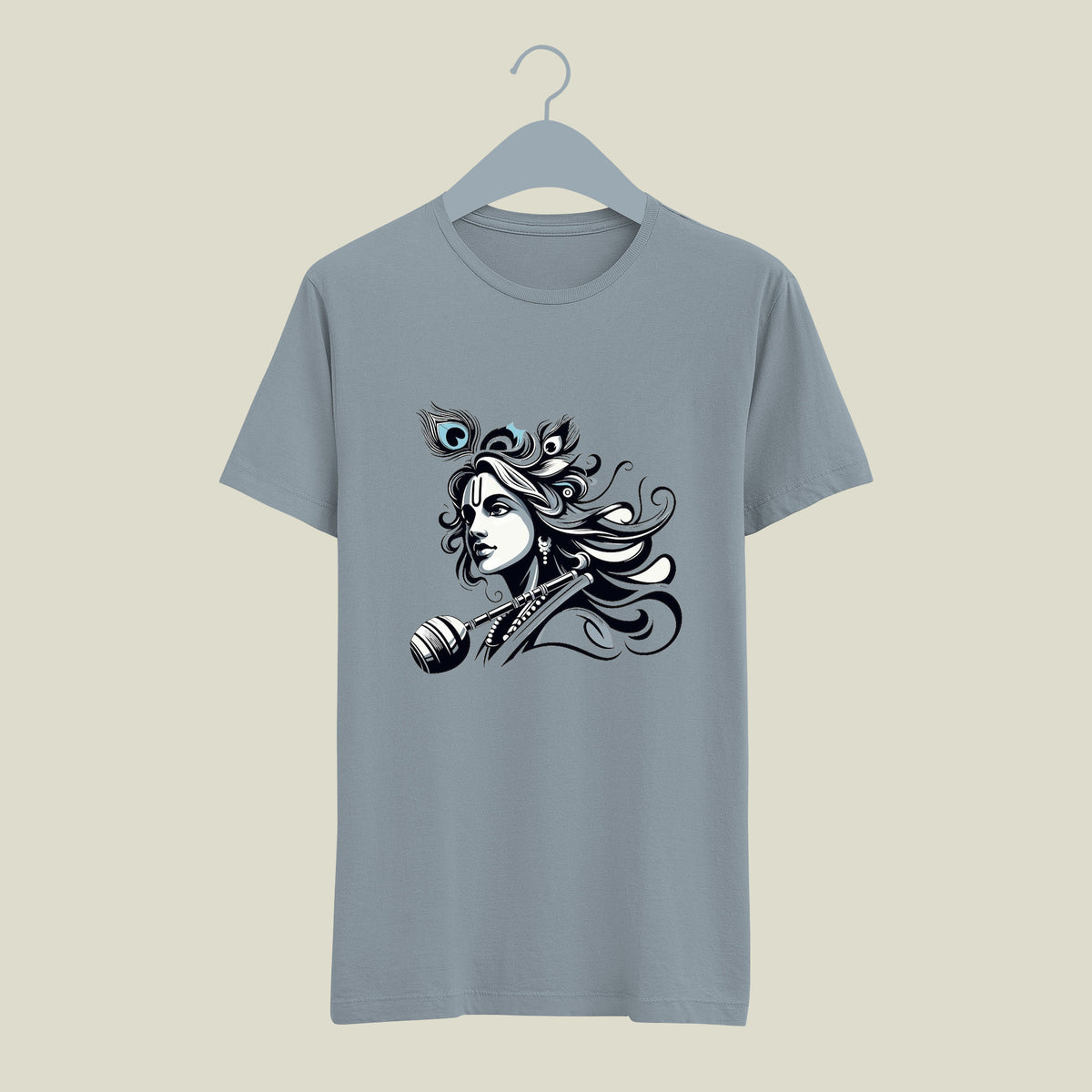 KRISHNA design printed t-shirt | Janamshatmi, kahna, krishna bhagwa tshirt