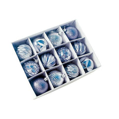 12 Pcs Christmas Supplies Gift Decoration Balls 6Cm