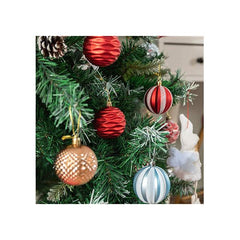 12 Pcs Christmas Supplies Gift Decoration Balls 6Cm