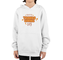 Tiny Turkey Hoodies || Happy Thanksgiving  Day Printed Design Hoodie For Kids