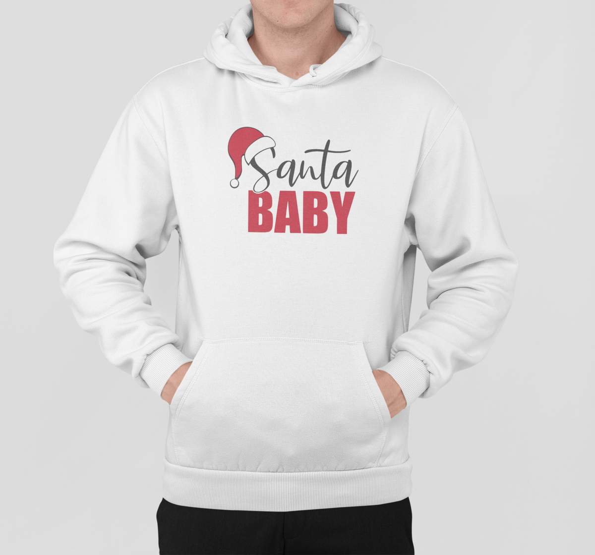 Santa’s Cozy Cabin Hoodie || Christmas  Hoodies Designs || Casual Comfort, Cool Cotton Vibes, Christmas hoodies