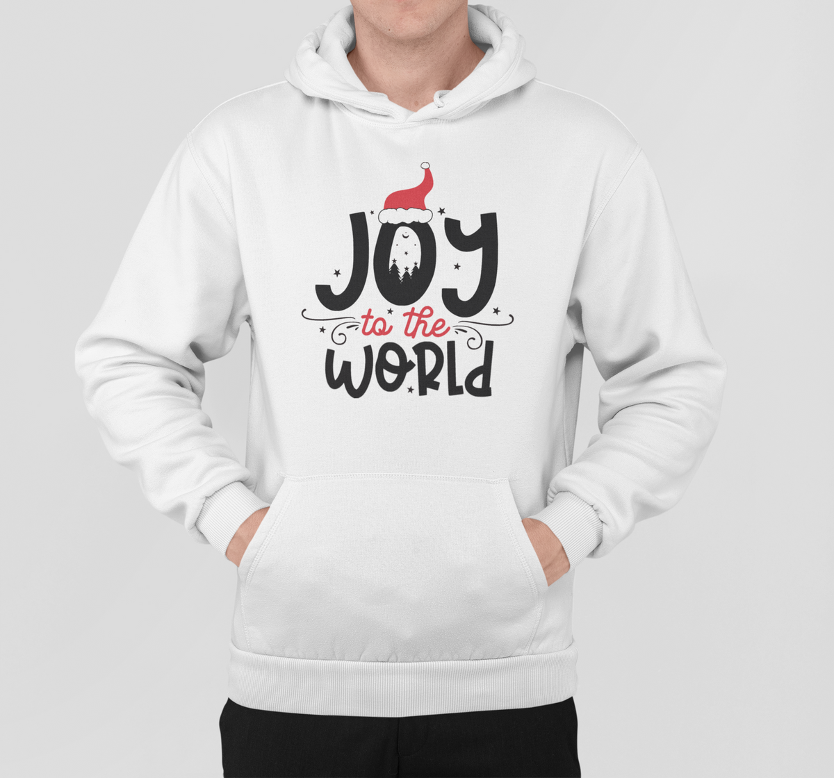 Jolly Joy Hoodie || Christmas  Hoodies Designs || Casual Comfort, Cool Cotton Vibes, Christmas hoodies