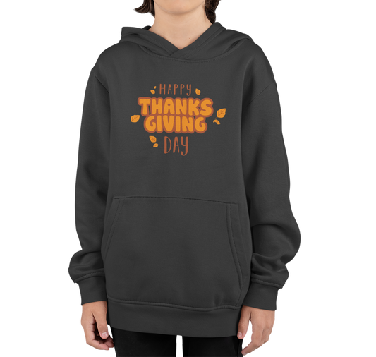 Tiny Turkey Hoodies || Happy Thanksgiving  Day Printed Design Hoodie For Kids