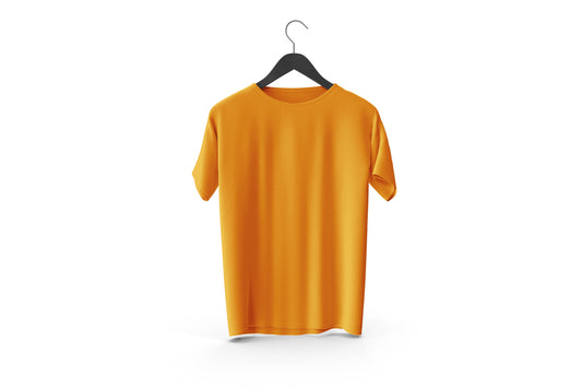 Summer Comfort Tees Yellow color  Plain T-Shirts |Casual Comfort, Cool Cotton Vibes, T-Shirts collection