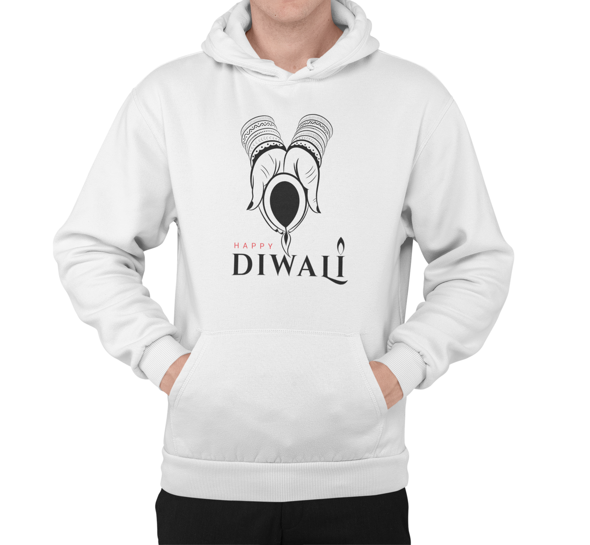 Diwali Threads Men's Hoodies Infused with Tradition|| Festive Fusion Diwali Inspired Men's Hoodies