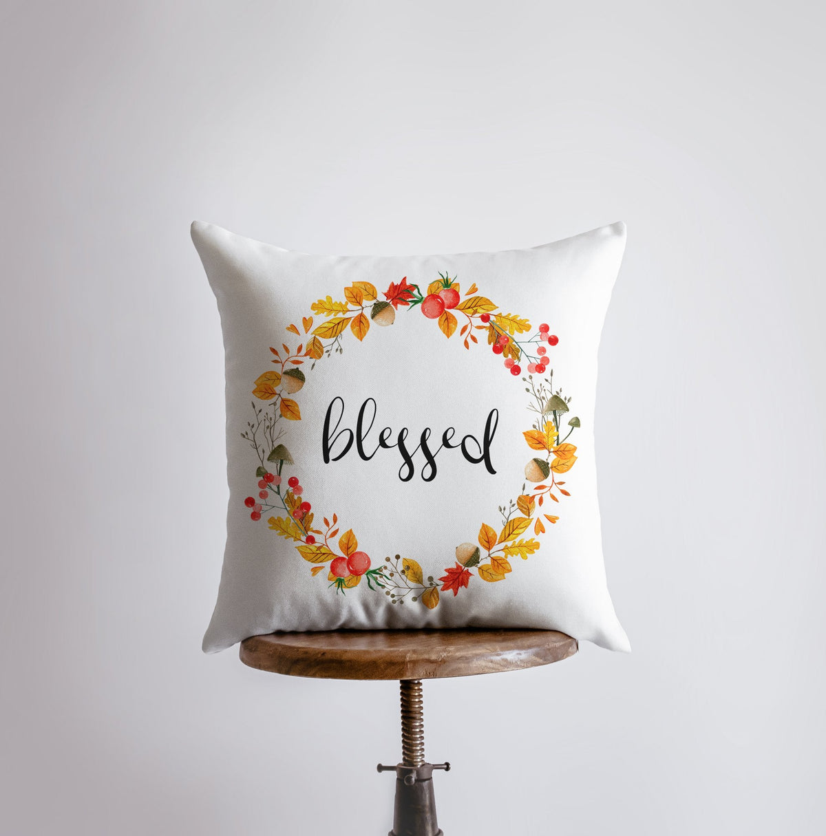 Blessed Pillow Cover |  Fall Thanksgiving Decor | Farmhouse Pillows |