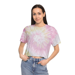 Women's Cotton Tie-Dye Crop Top