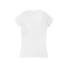 Women's Jersey Short Sleeve Deep V-Neck T-Shirt