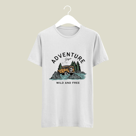 Summer Adventure T-Shirts For men/ women |  Adventure  printed design | Casual Comfort, Cool Cotton Vibes, T-Shirts