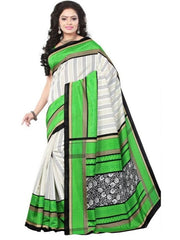 Printed Bhagalpuri Art Silk Saree