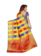 Generic Women's Banarasi silk Saree with Blouse