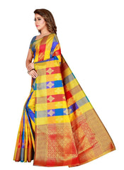 Generic Women's Banarasi silk Saree with Blouse