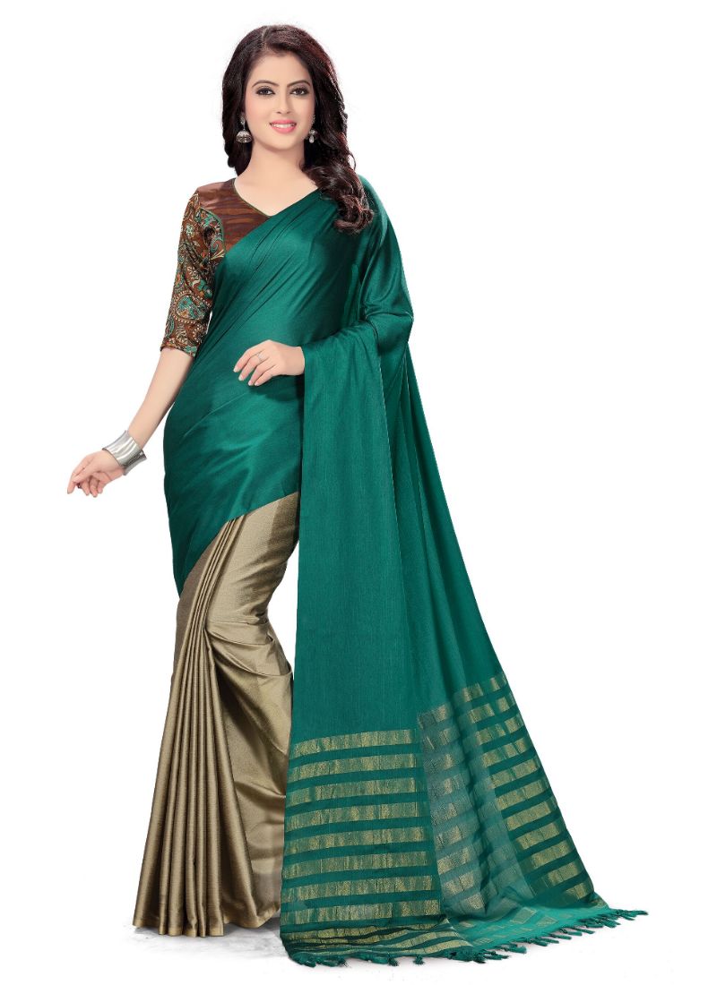 Generic Women's Handloom Cotton Soft Silk Saree