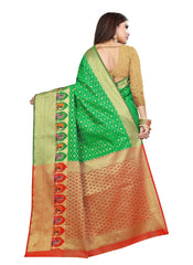 Generic Women's Kanjivaram Silk Saree with Blouse