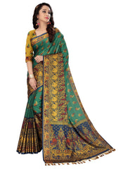 Generic Women's Handloom Cotton Soft Silk Saree