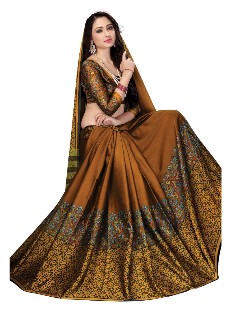 Generic Women's Soft Silk Saree (Multi, 5.5-6mtrs)