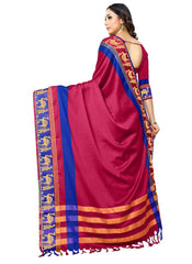 Generic Women's Handloom Cotton Soft Silk Saree