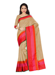 Generic Women's Art Silk Saree (Multi, 5.5-6mtrs)