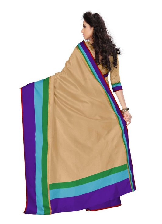 Generic Women's Art Silk Saree (Multi, 5.5-6mtrs)