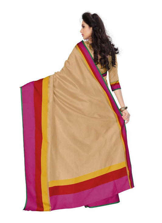 Generic Women's Art Silk Saree (Multi, 5.5-6mtrs)