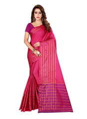 Generic Women's Cotton, Silk Saree with Blouse