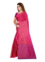 Generic Women's Cotton, Silk Saree with Blouse